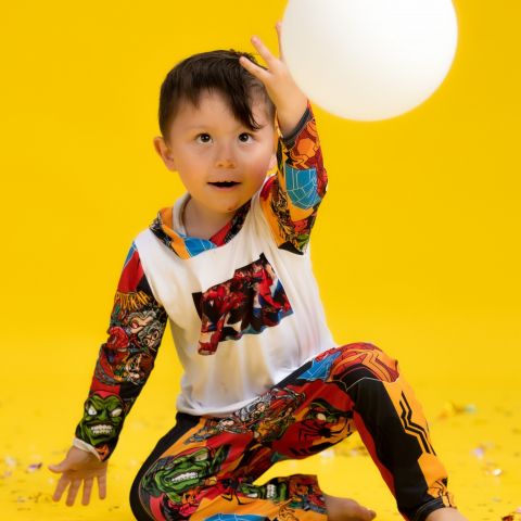 Pijama larga de niño.